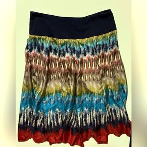 Jones New York Boho Tie-Dye Skirt - Multicolor, Flowy SZ. L EUC